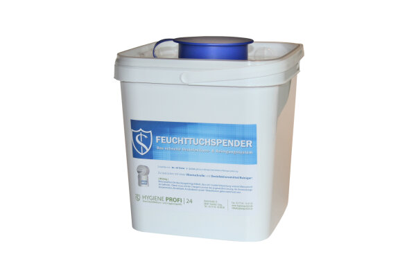 Feuchttuchspender - Eimer für Vliestücher eckig | 5 Liter