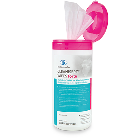 Cleanisept Wipes forte 100 Tücher | Dose