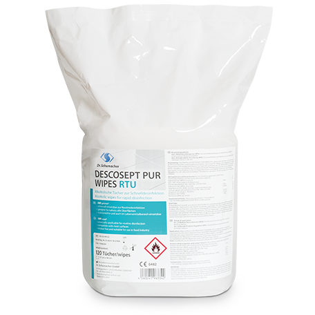 Descosept Pur Wipes RTU - Nachfüllpack | 120 Tücher