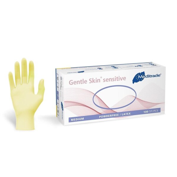 Gentle Skin Sensitive - Latexhandschuh - 100 Stk | Gr. M