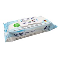 Medizid Alpha+ Flowpack - alkoholfrei | 80 Tücher